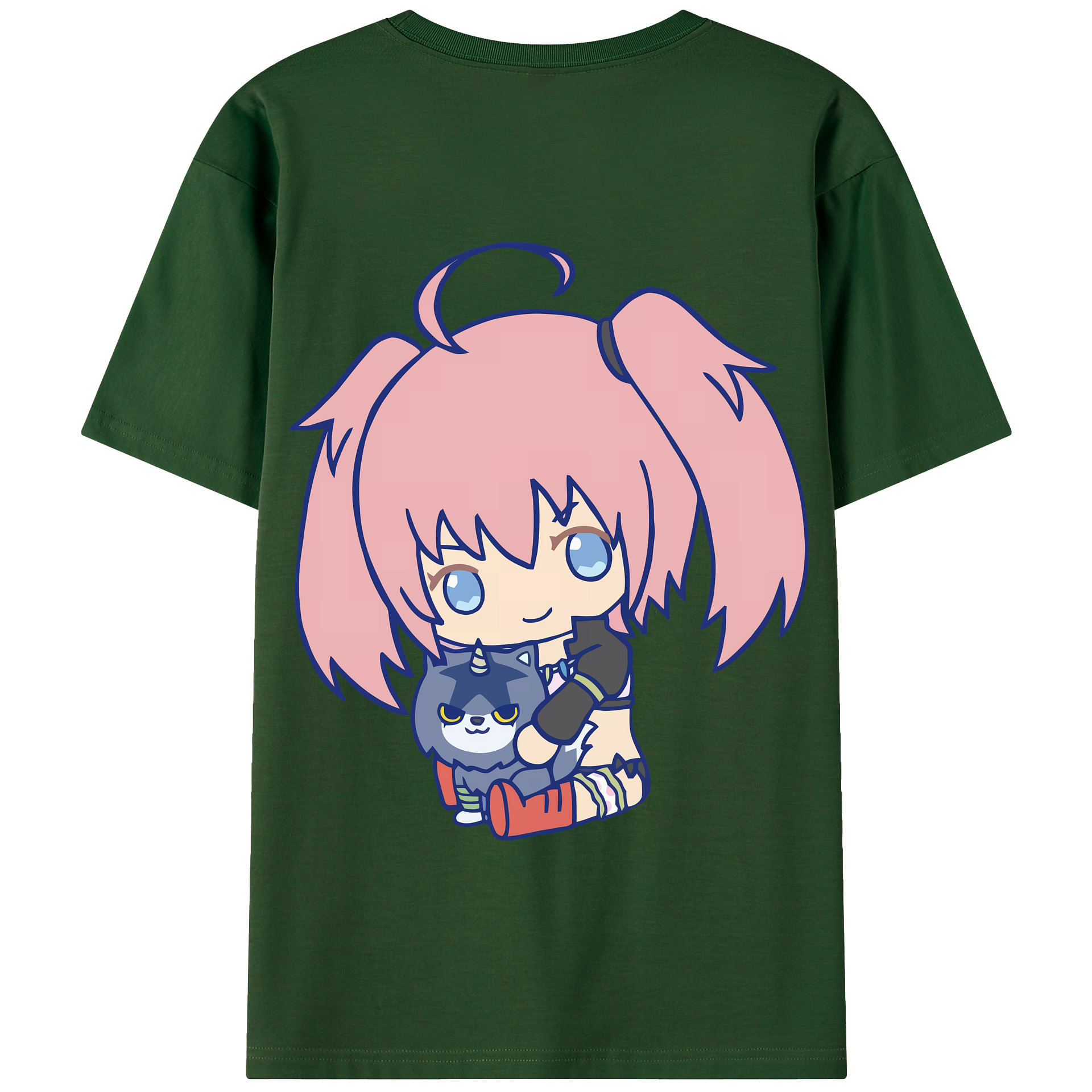 （画像用） 転スラ Regarding Reincarnated to Slime 綿100％半袖Tシャツ（背面プリント）